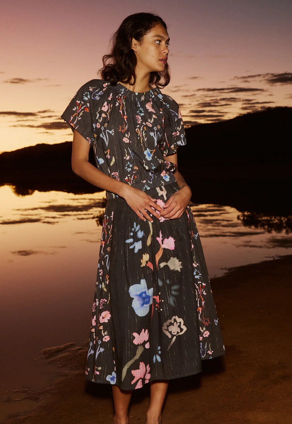 Nancybird Alma Yoke Skirt