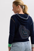 Z&P Heart Embroidered Hoody
