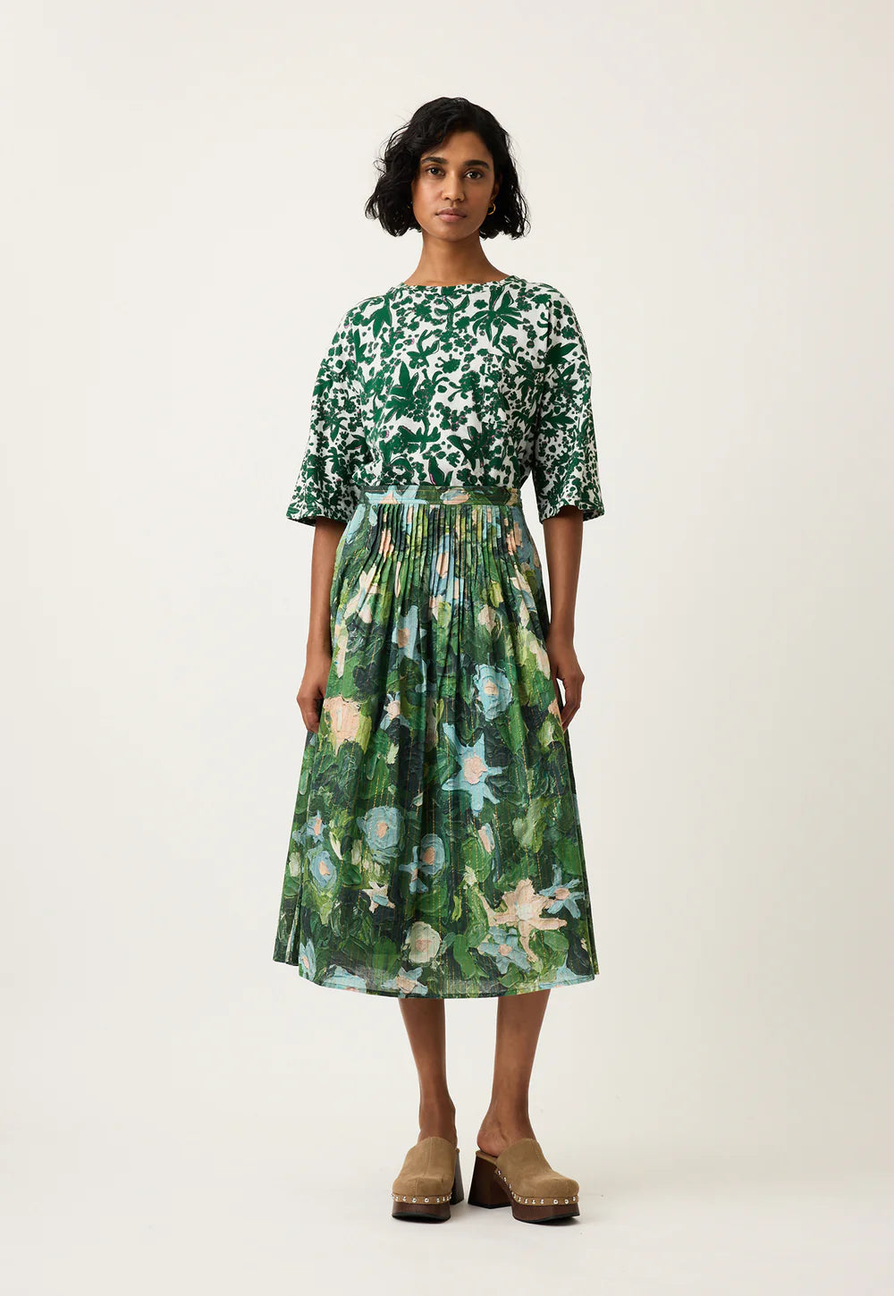 Nancybird Alma Yoke Skirt