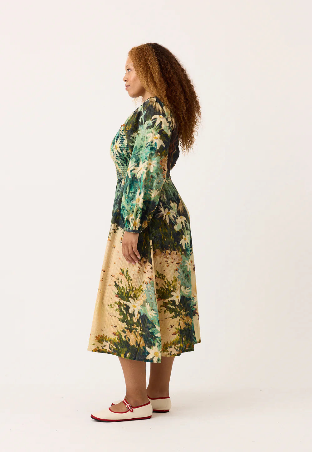 Nancybird Nora Shirred Dress