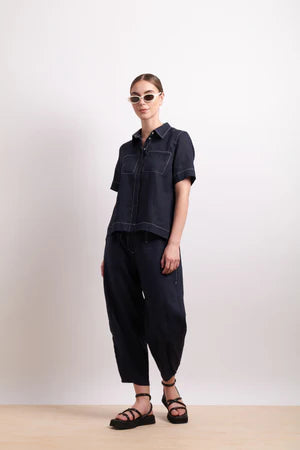 Neris In Contrast Top