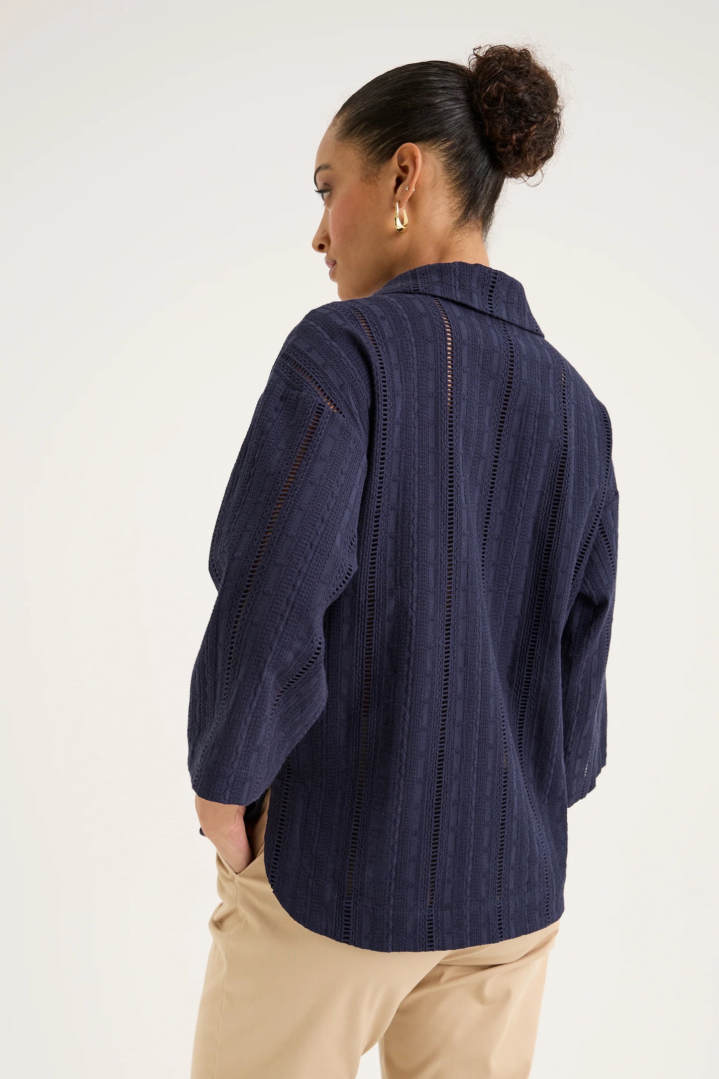Yarra Trail Decite Shirt - Navy