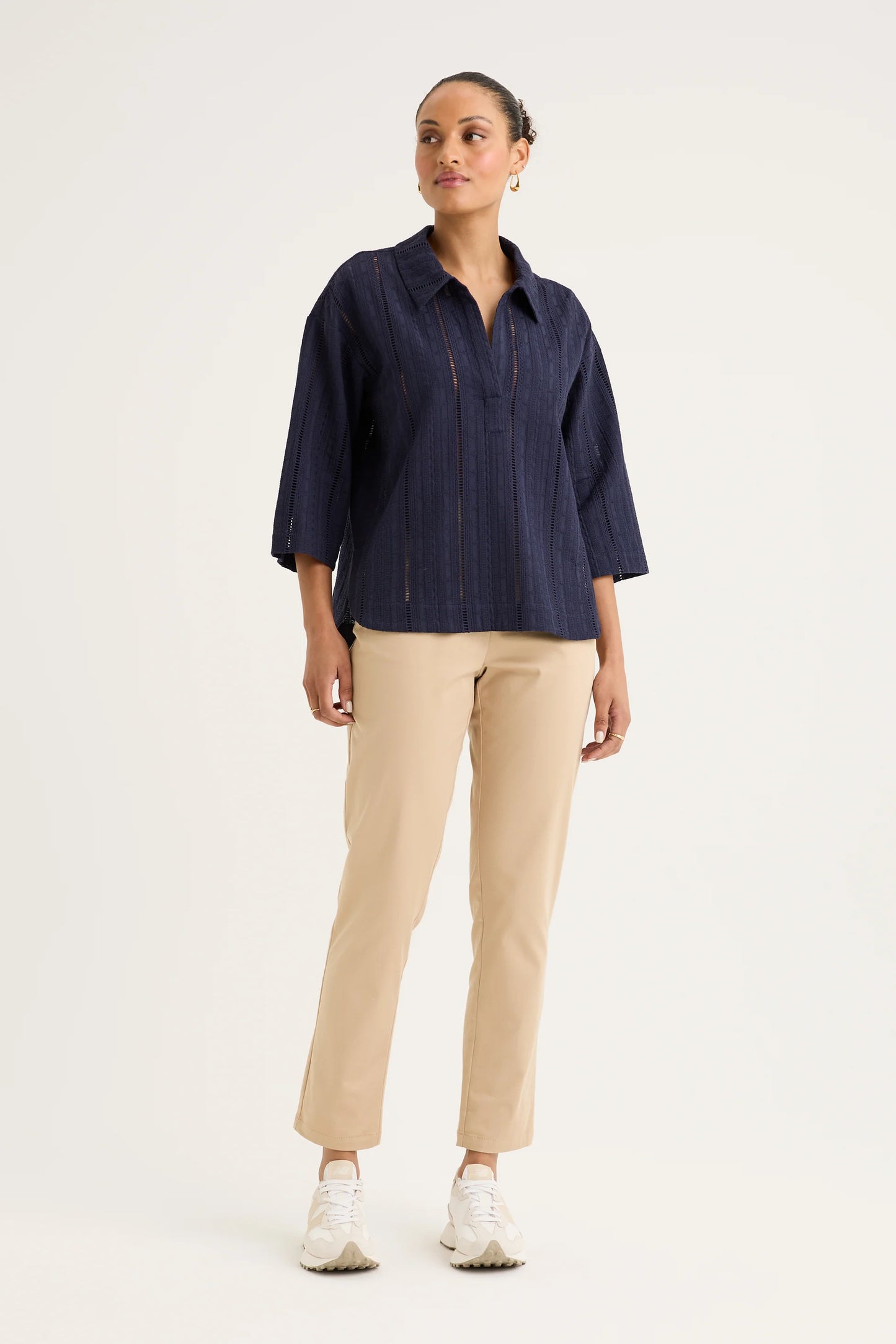 Yarra Trail Decite Shirt - Navy