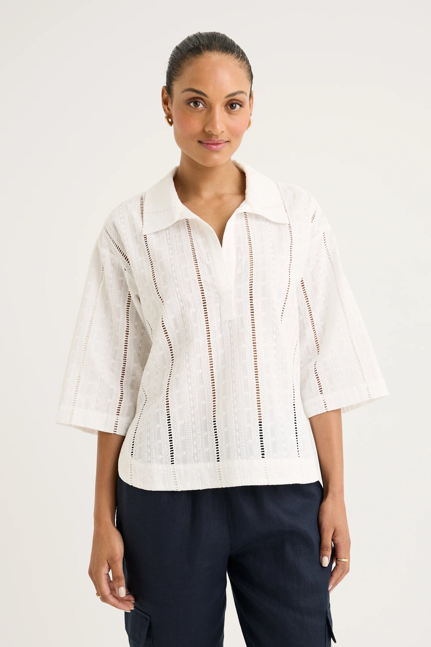 Yarra Trail Decite Shirt - White