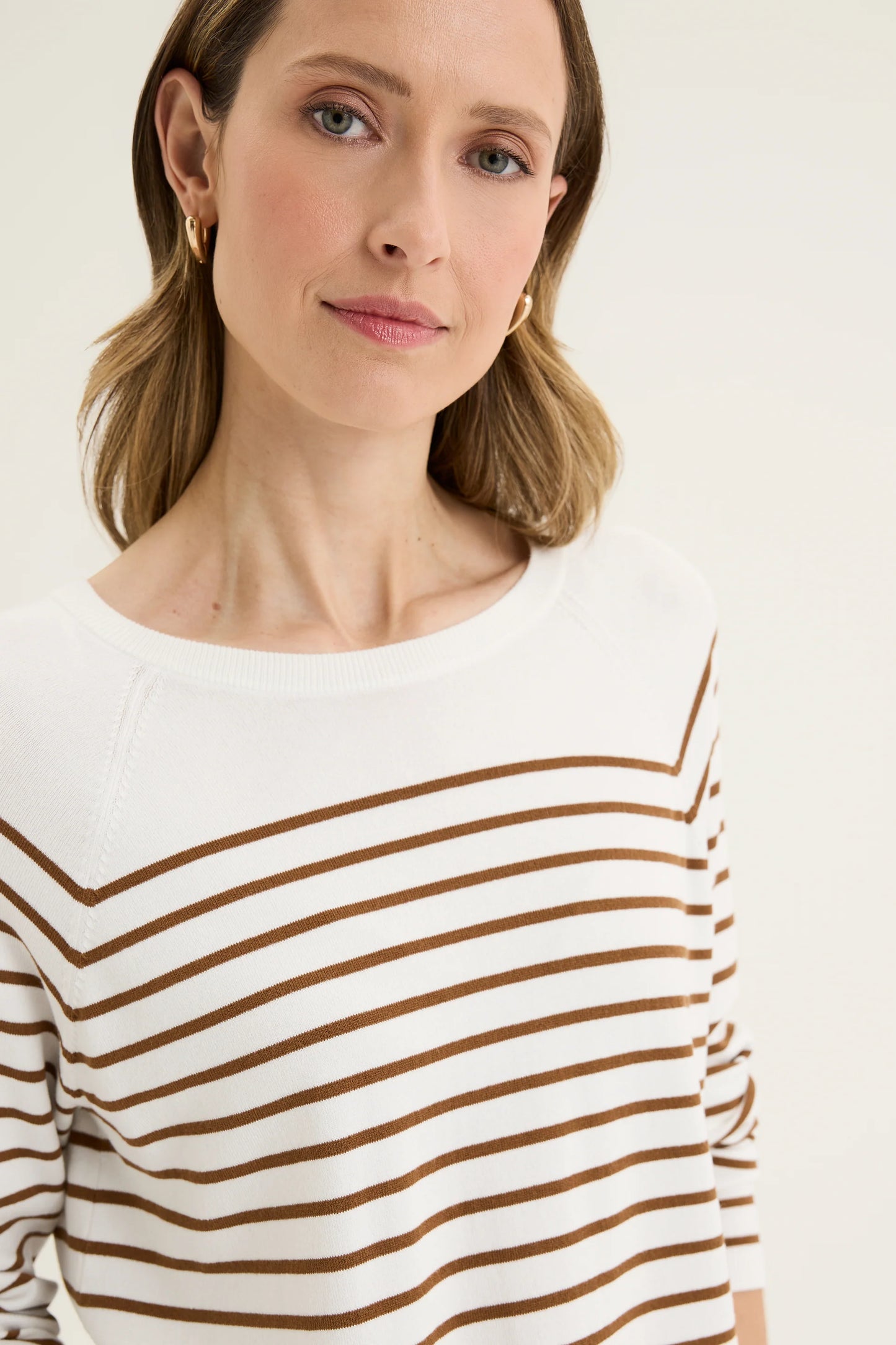 Yarra Trail Border Stripe Knit