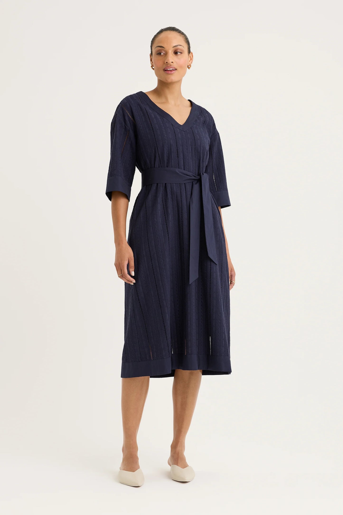 Yarra Trail Decite Dress - Navy