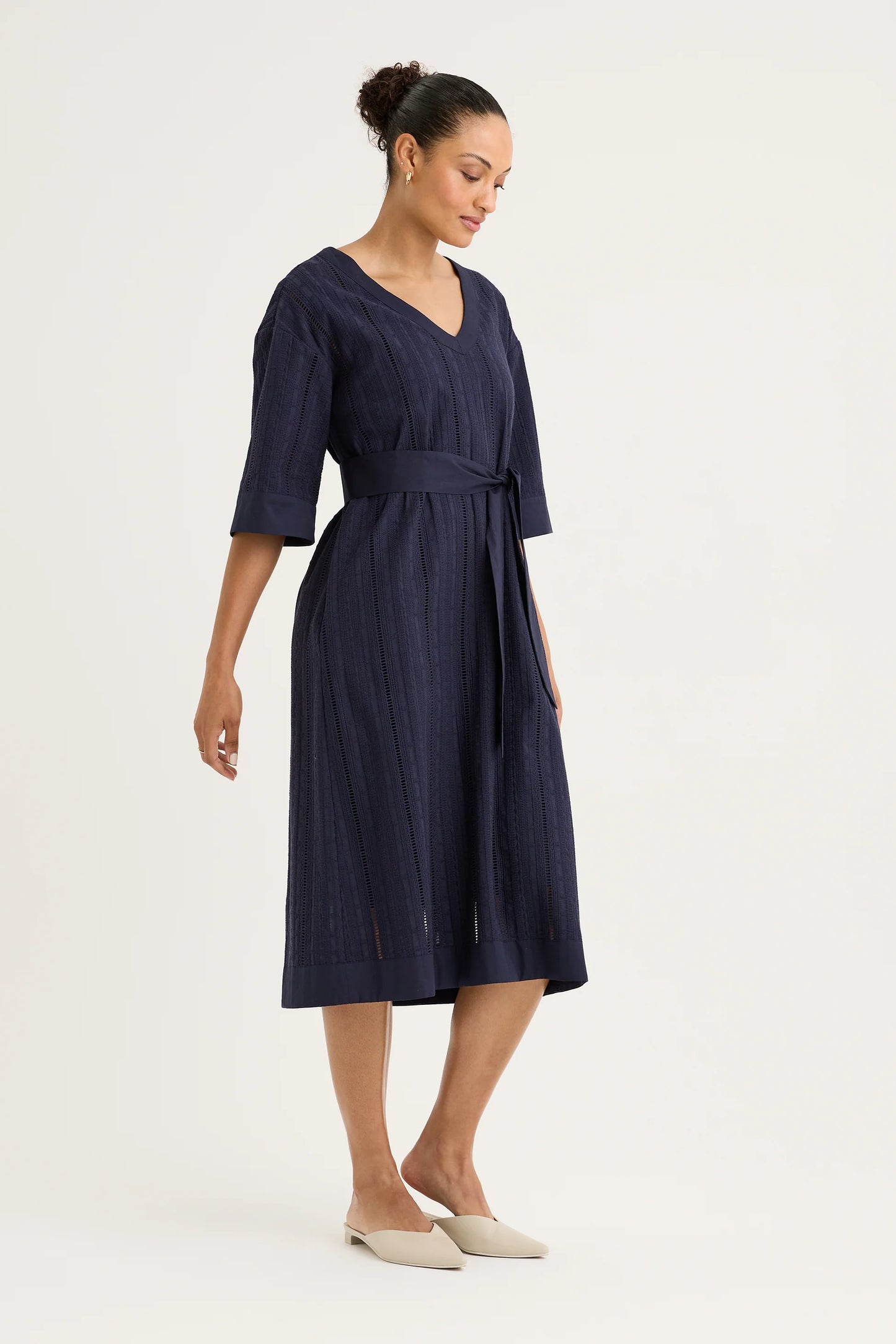 Yarra Trail Decite Dress - Navy
