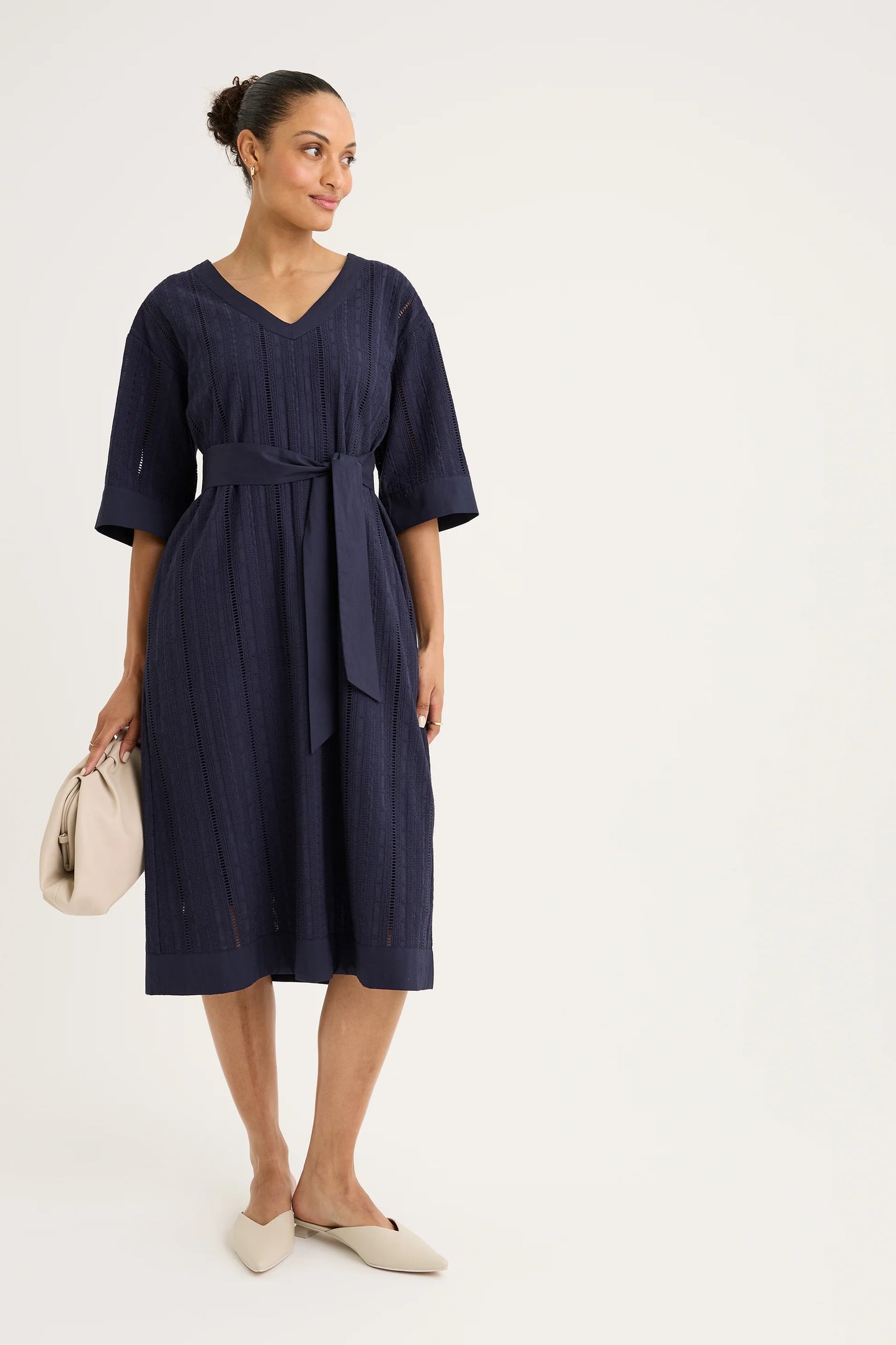 Yarra Trail Decite Dress - Navy