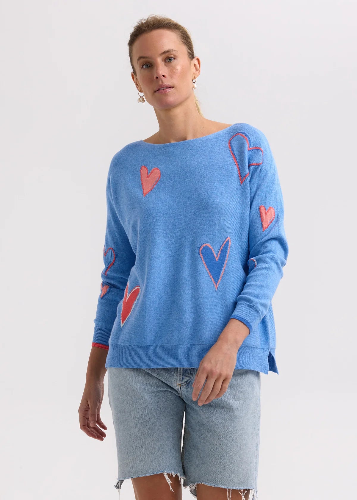Z&P Itarsia Hearts Crew