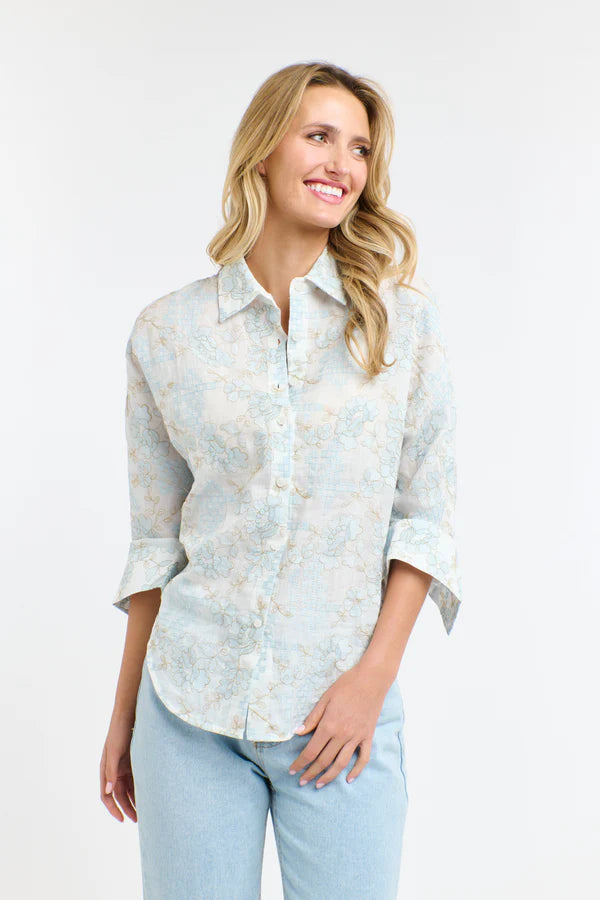 365 Days Amelia Embroidered Shirt