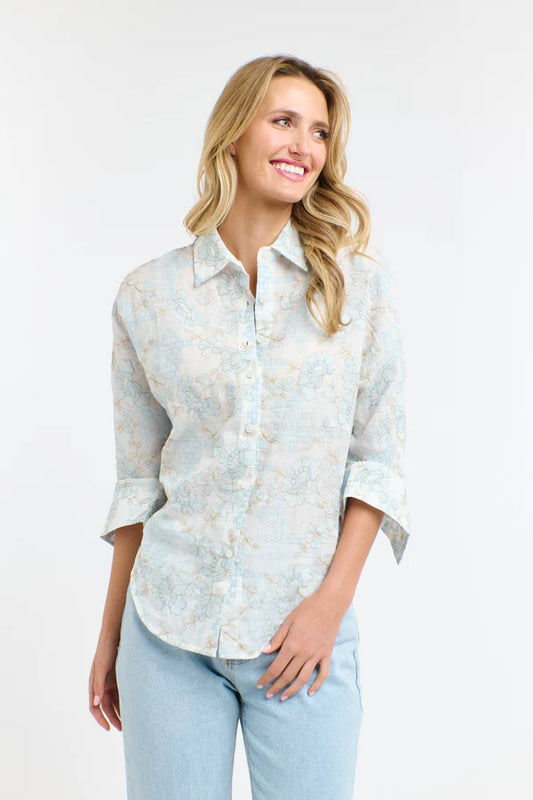 365 Days Amelia Embroidered Shirt