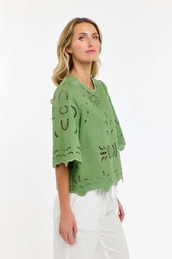 365 Days Annie Embroidered Top