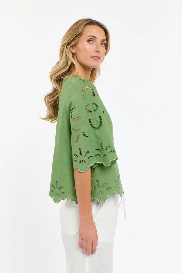 365 Days Annie Embroidered Top