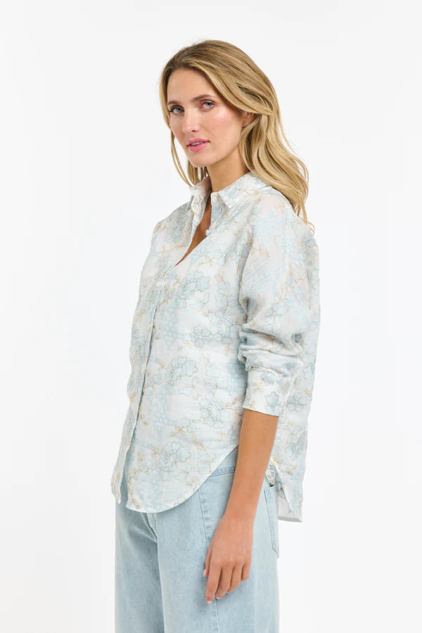 365 Days Amelia Embroidered Shirt