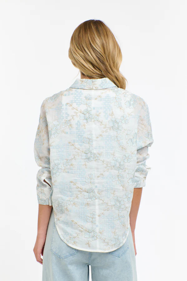365 Days Amelia Embroidered Shirt