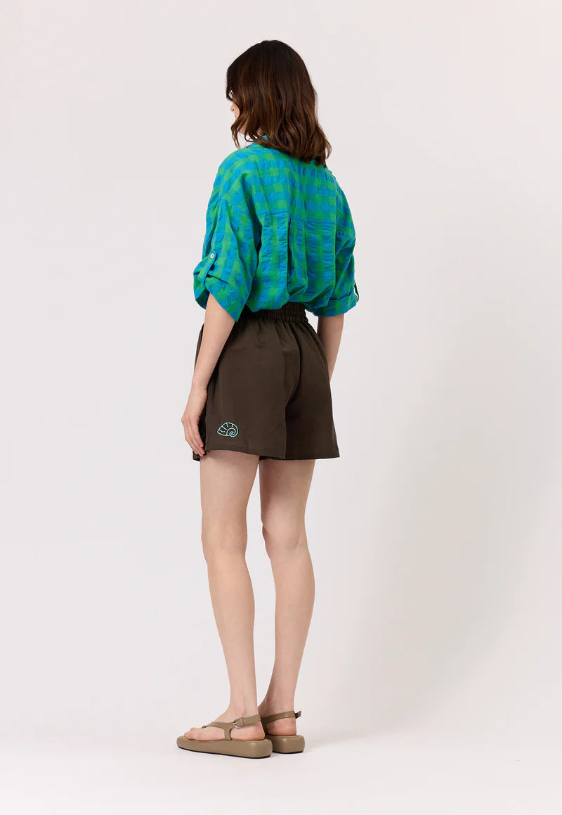 Nancybird Iris Shorts - Embroidered Shell