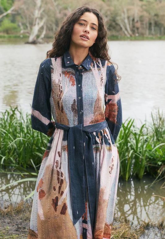 Nancybird Delphi Dress - Night Herrons