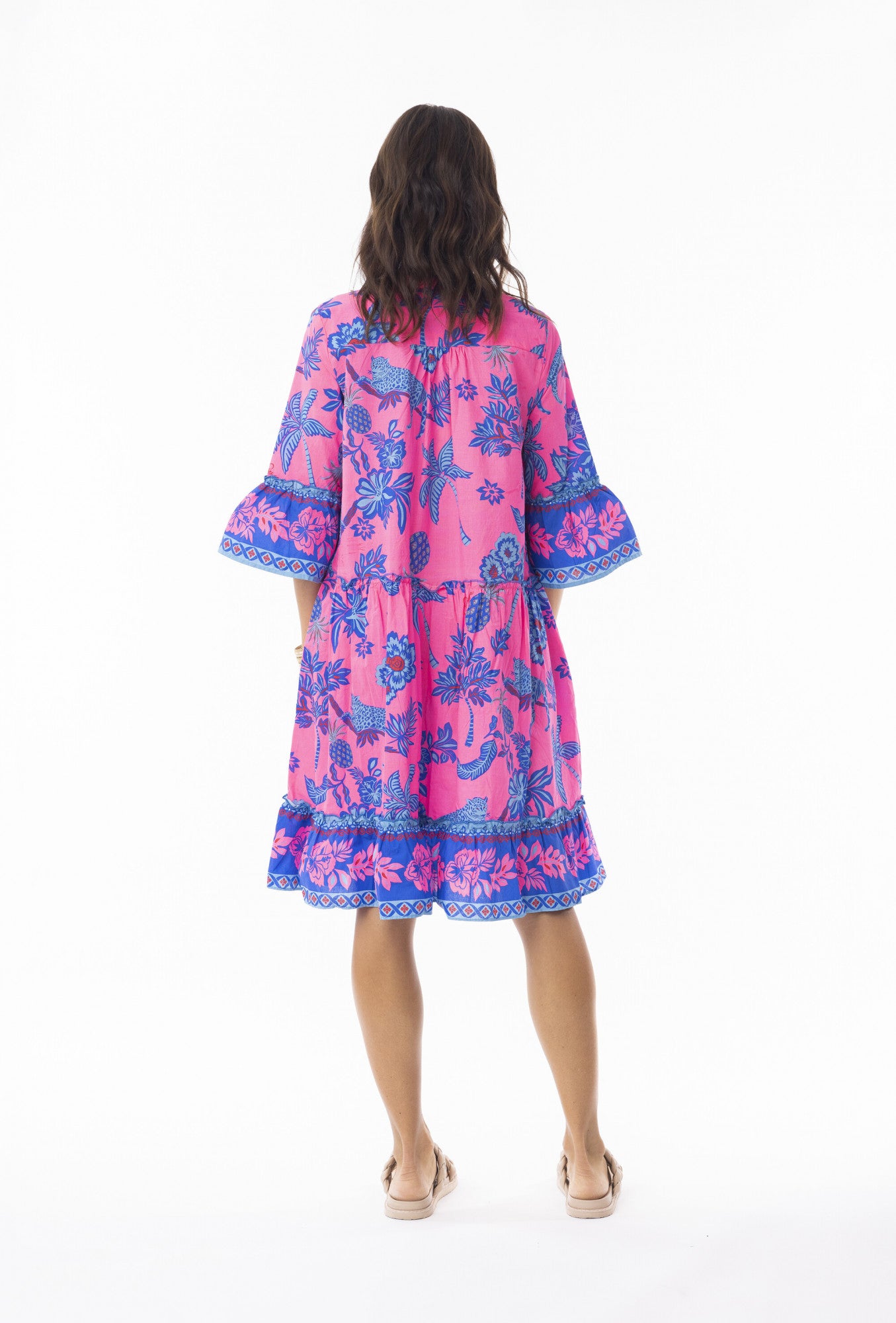 Escape Lidia Frill Sleeve Layer Dress