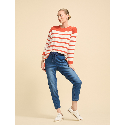 Yarra Trail stripe knit