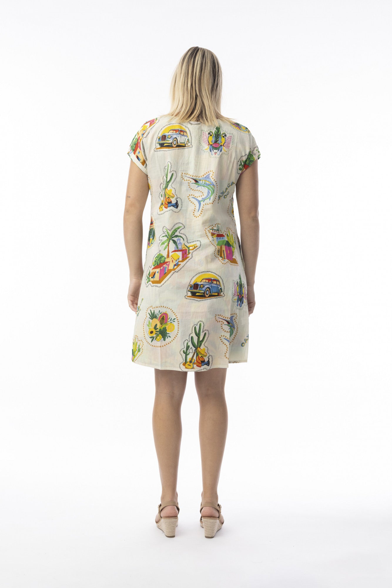 Orientique Guaemala Reversible Shift Dress