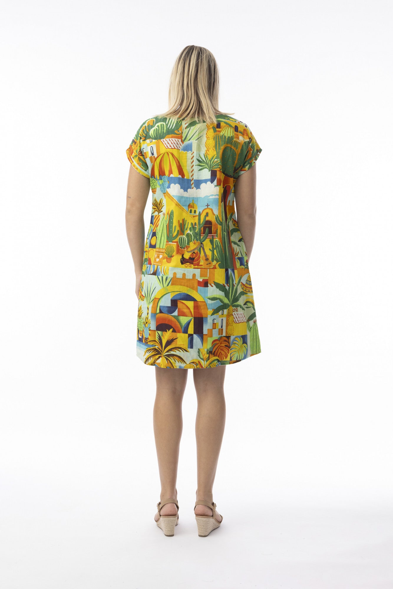 Orientique Guaemala Reversible Shift Dress
