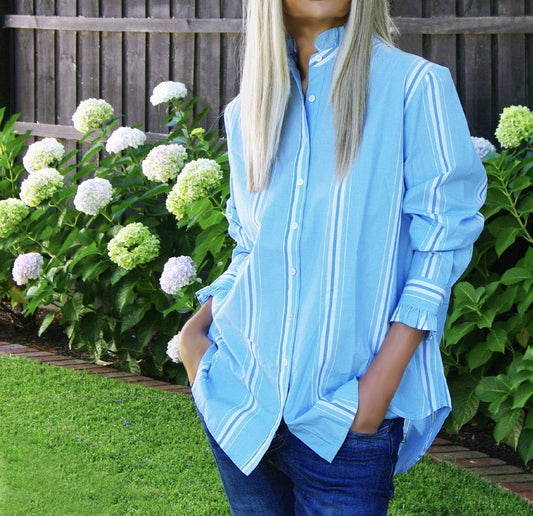 Maple Cotton Stripe Shirt