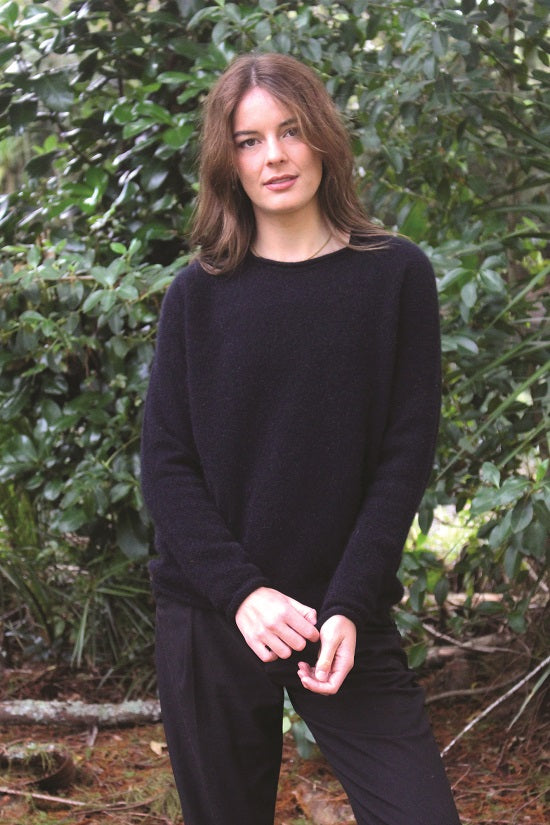 Lothlorian Possum and Merino Scroll Jumper