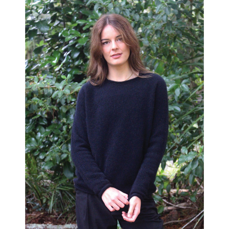 Lothlorian Possum and Merino Scroll Jumper