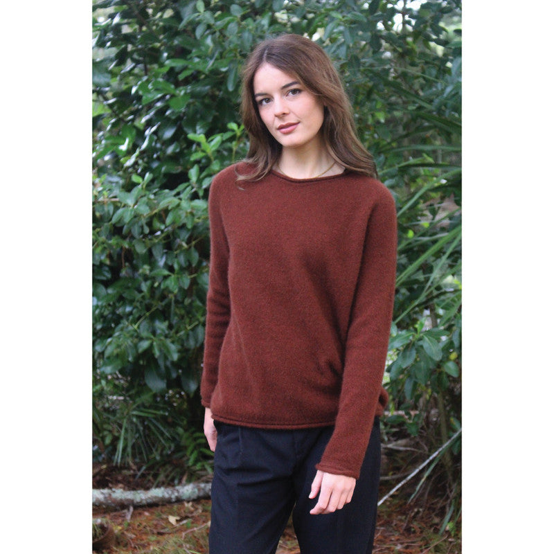 Lothlorian Possum and Merino Scroll Jumper