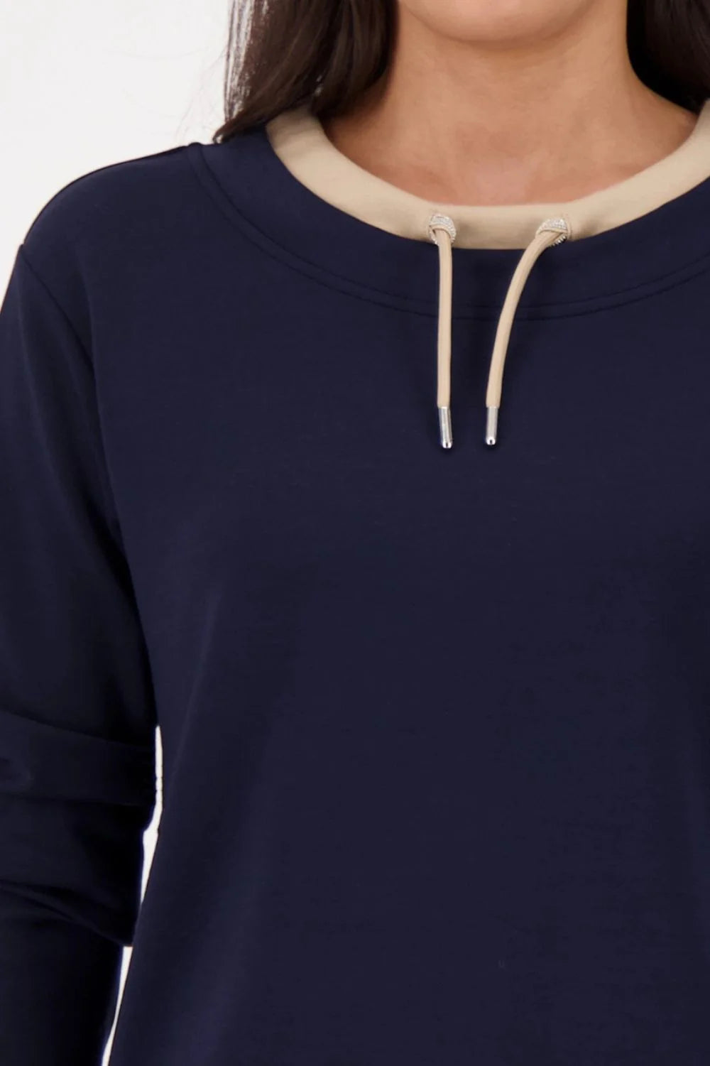 Monari sweatshirt with decorative detail in night sky