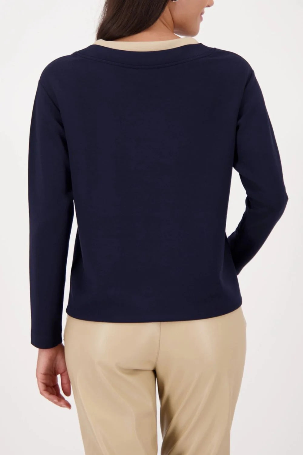 Monari sweatshirt with decorative detail in night sky