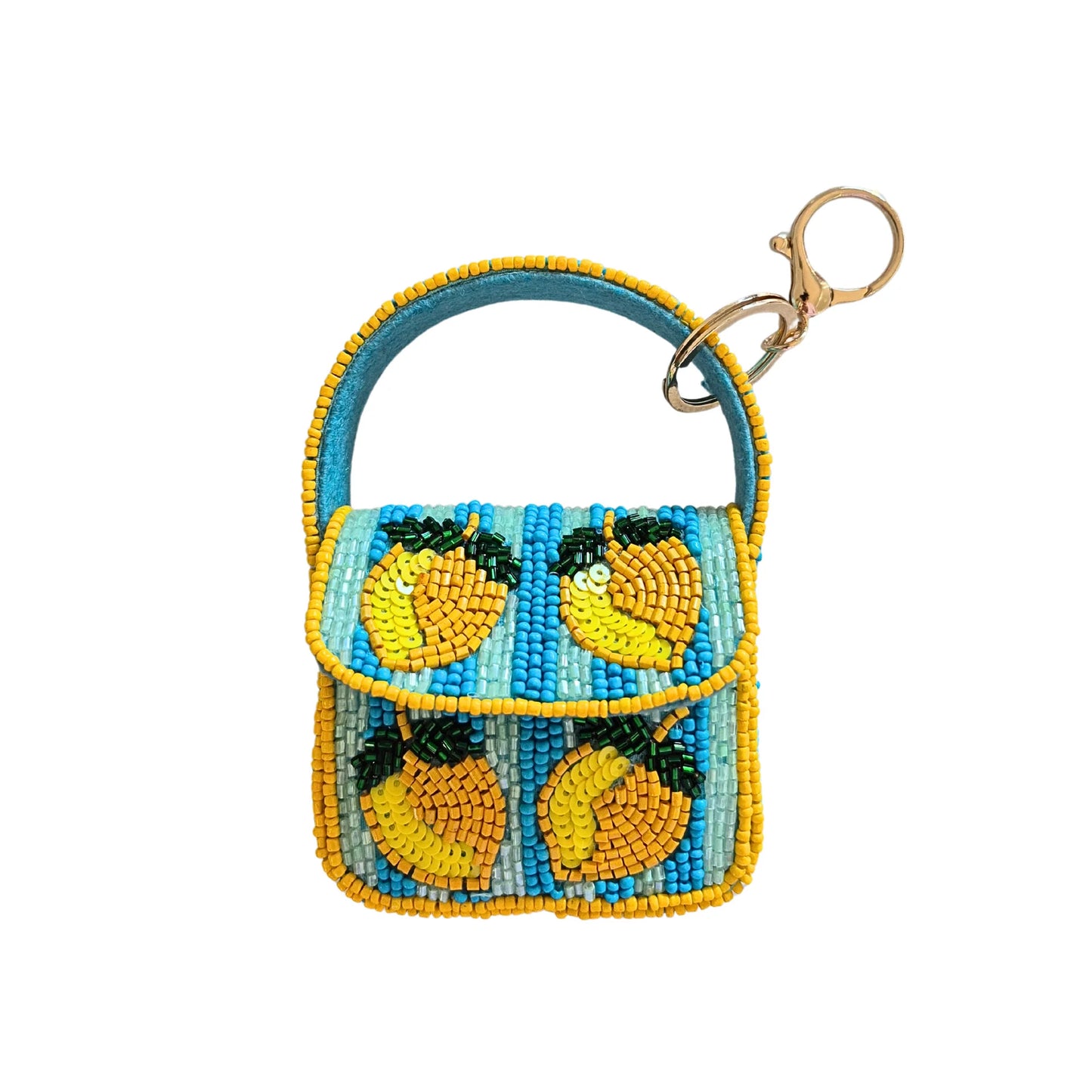 Zoda Mini Beaded Handbag Keychain