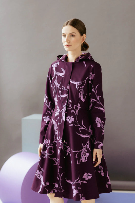 Rainsisters Waterproof Raincoat - Purple Iris