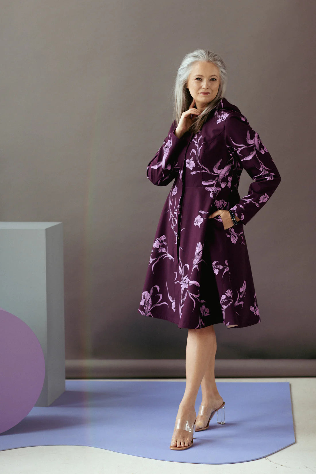 Rainsisters Waterproof Raincoat - Purple Iris