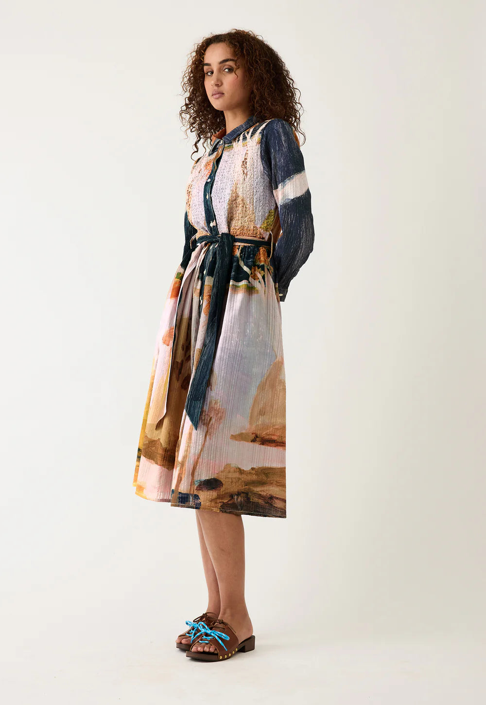 Nancybird Delphi Dress - Night Herrons