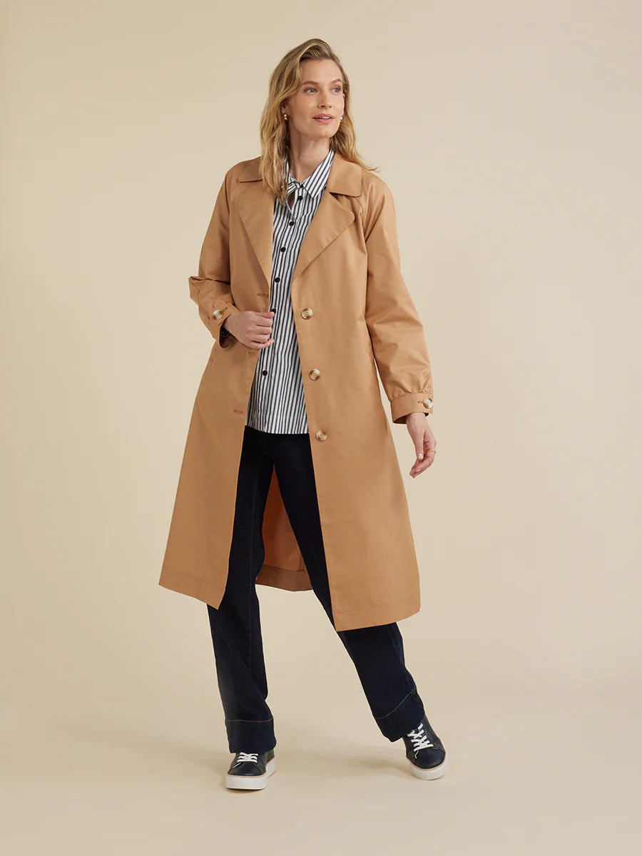 Yarra Trail Trench Coat Caramel