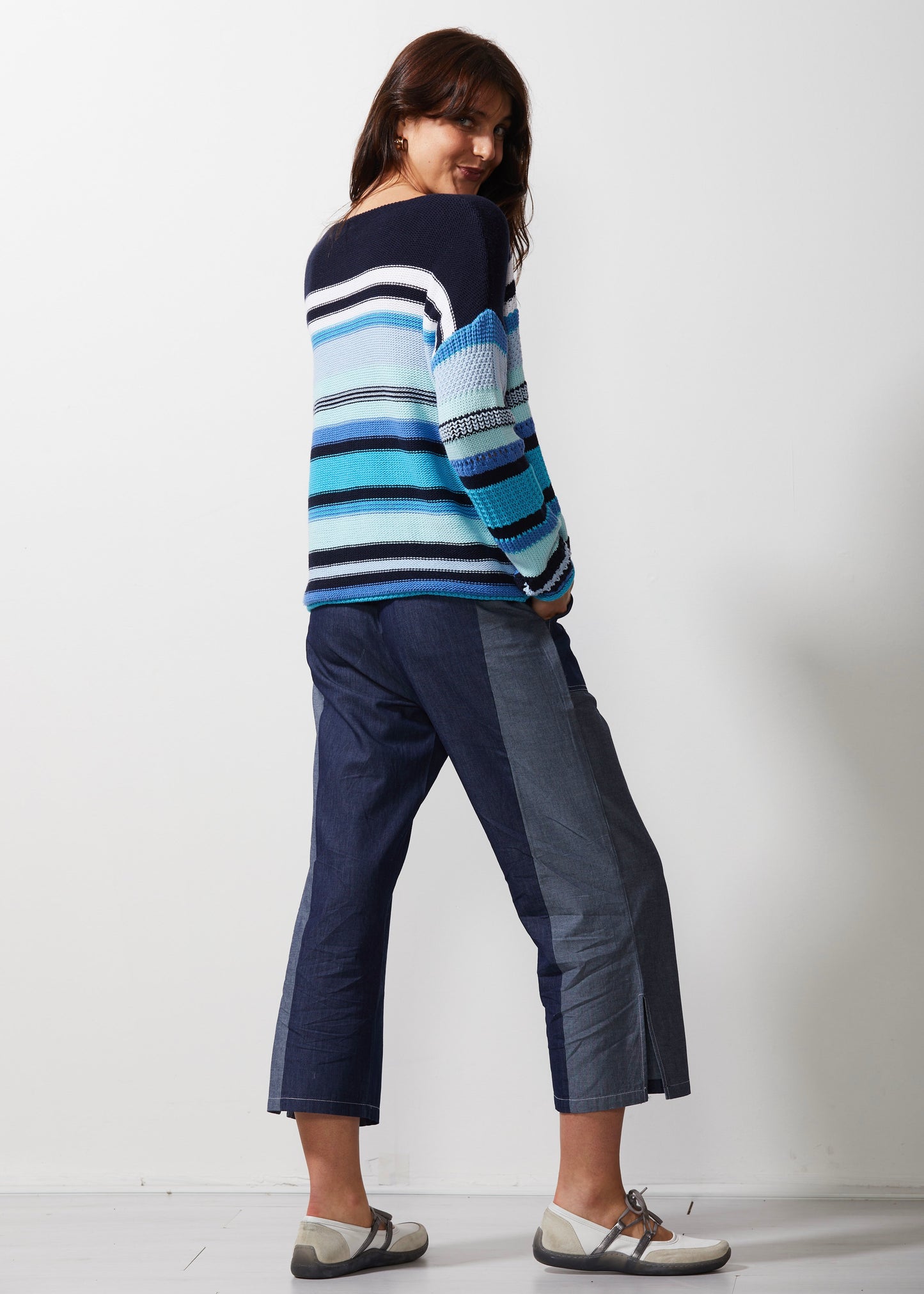 Z&P Chunky Cotton Jumper - Blue