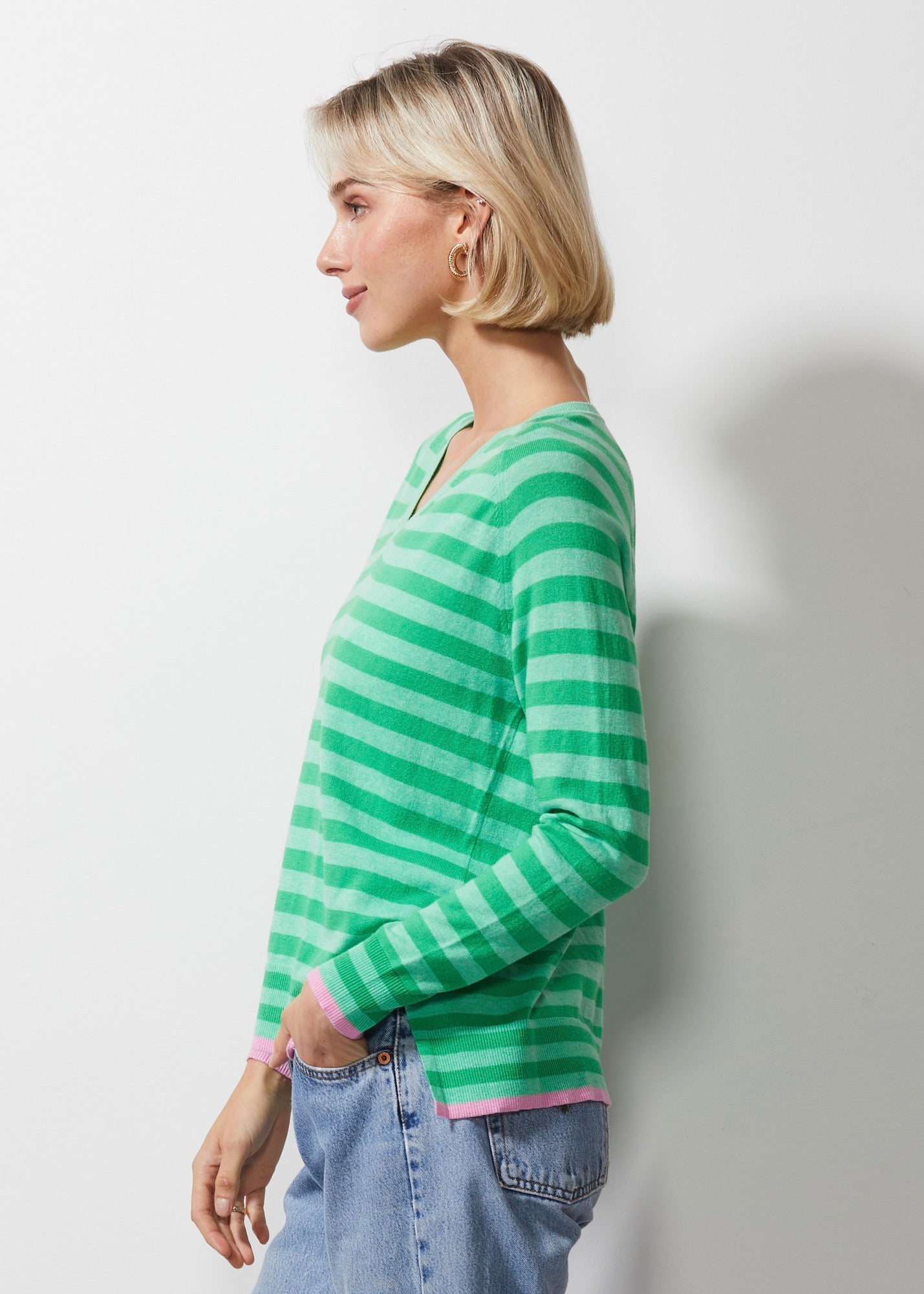 Z&P Essential V Jumper - Mint