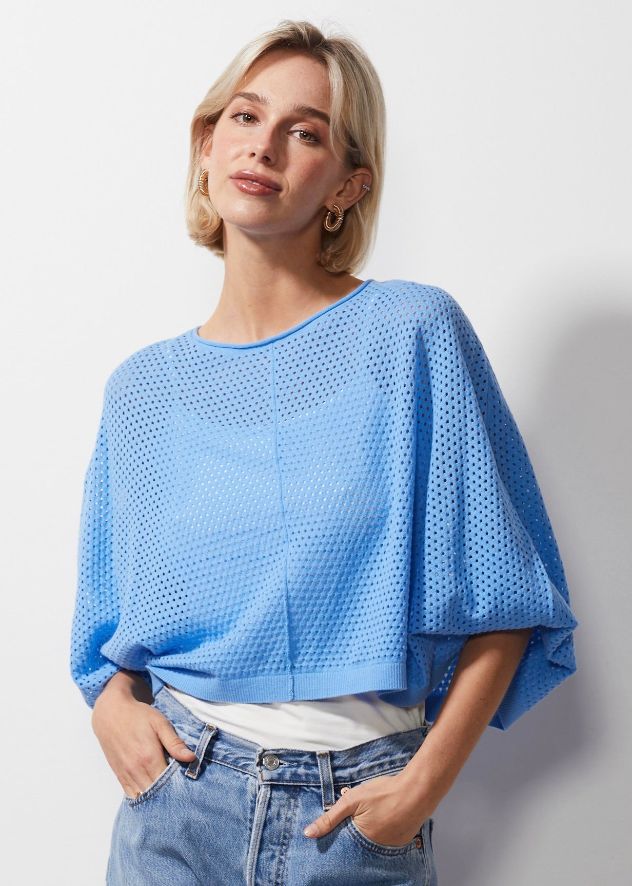 Z&P Holey Shrug - Chambray