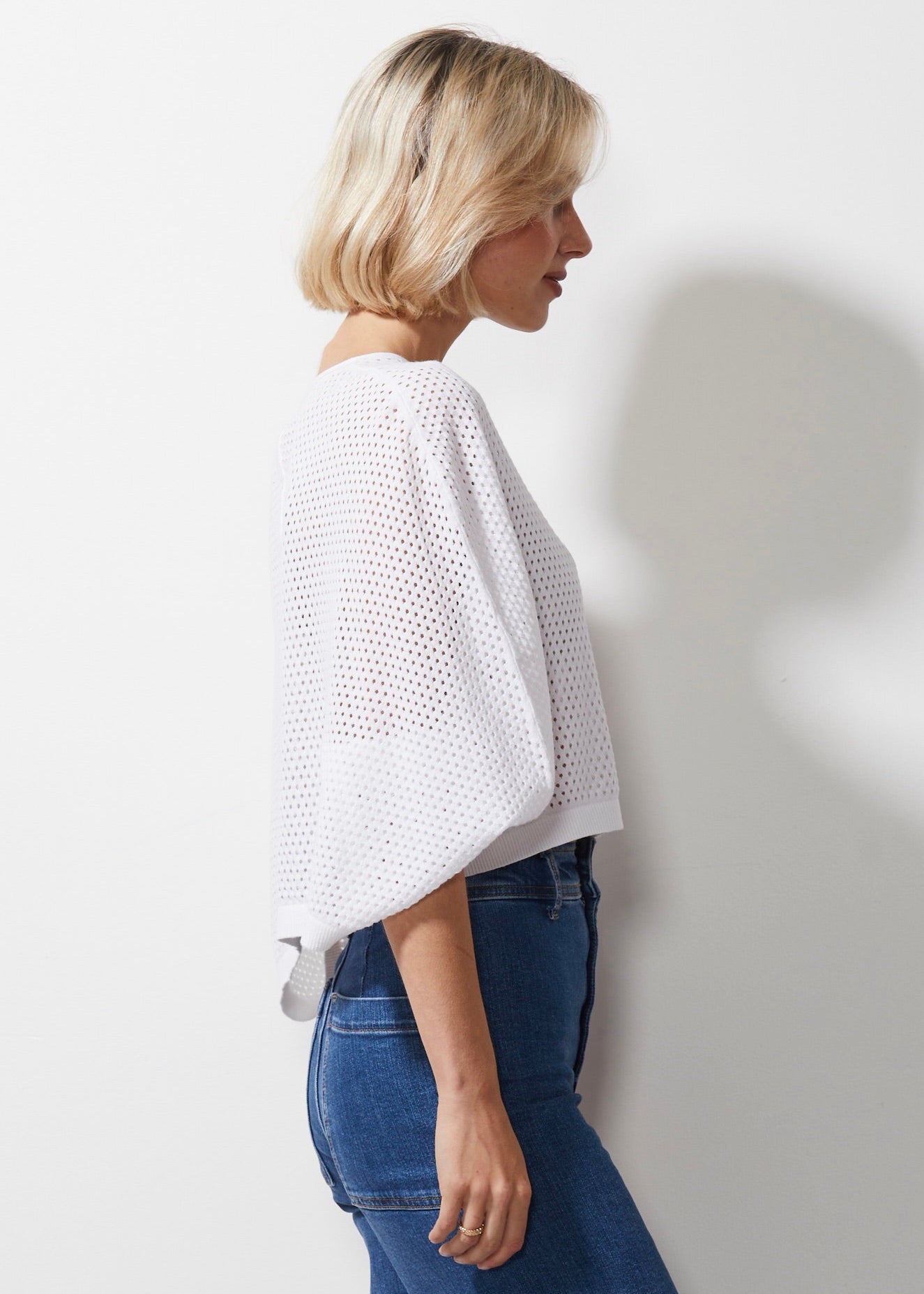 Z&P Holey Shrug - White