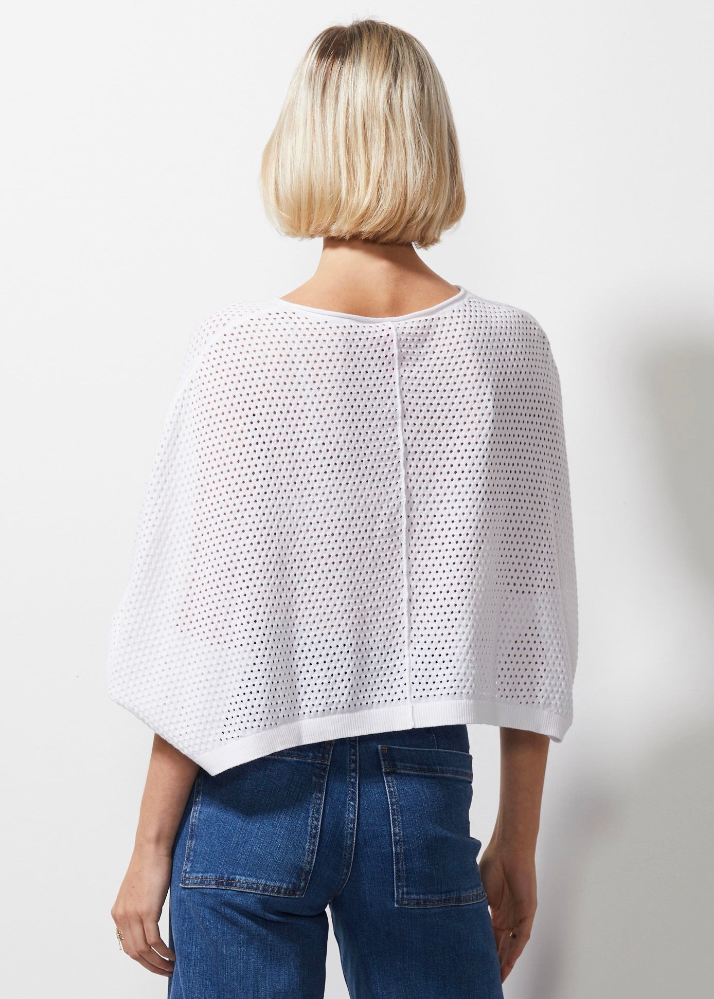 Z&P Holey Shrug - White