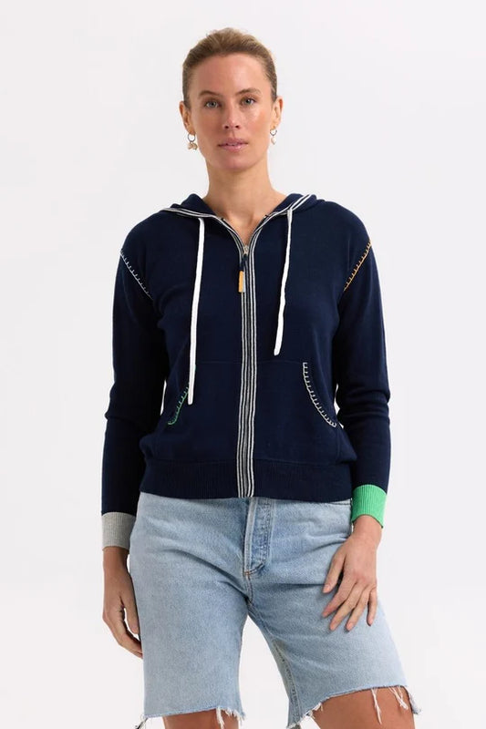 Z&P Heart Embroidered Hoody